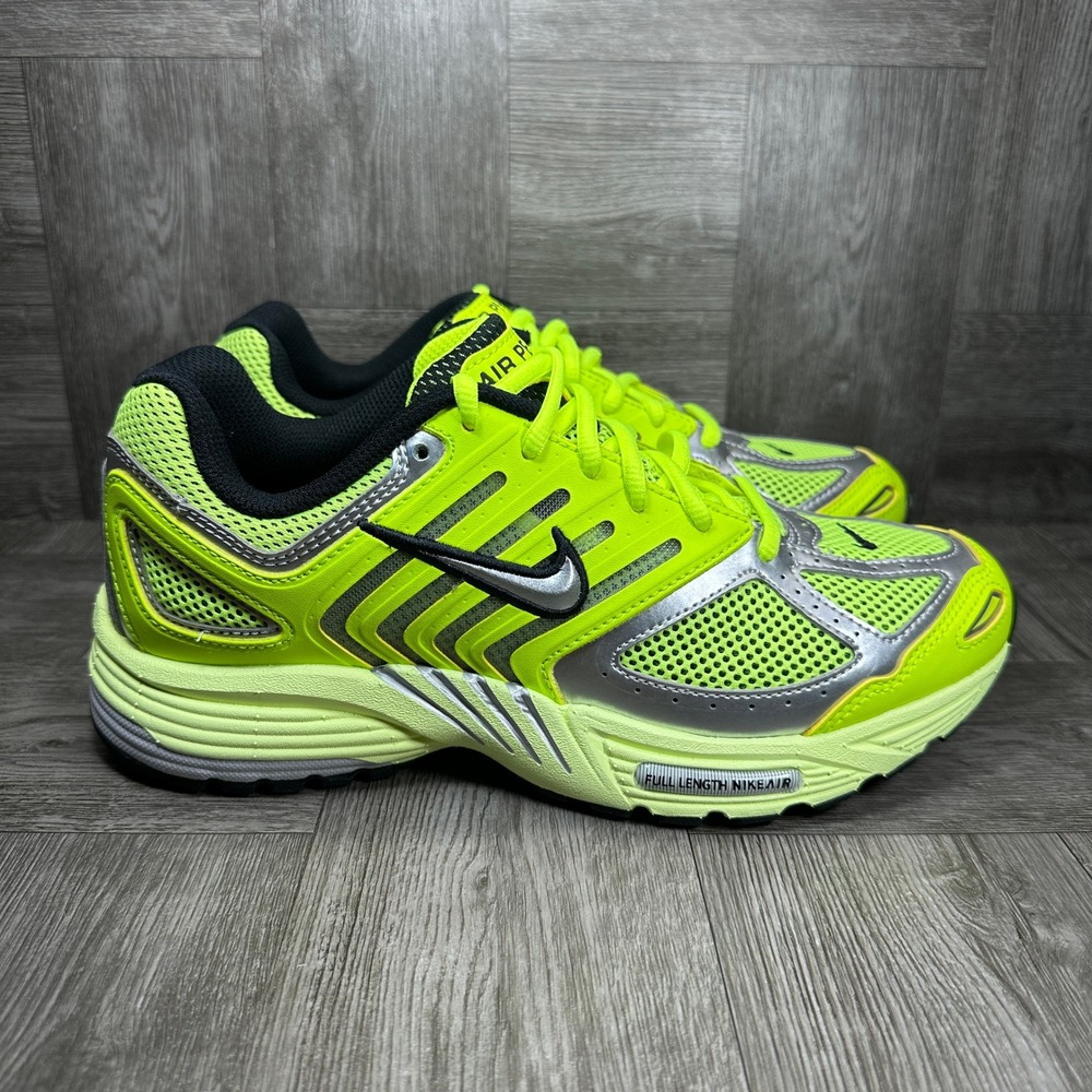 Nike Air Pegasus 2005 Women 9 Volt Neon Yellow Silver Running NEW HQ1675-700